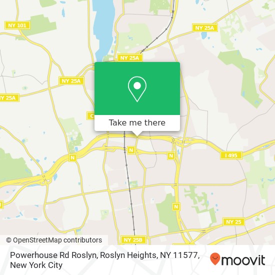 Powerhouse Rd Roslyn, Roslyn Heights, NY 11577 map