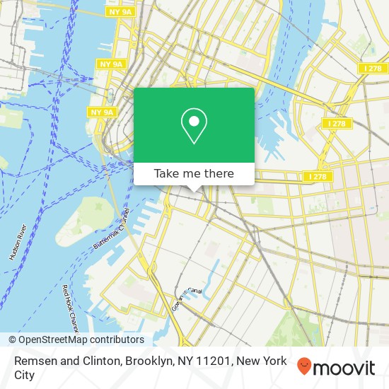 Remsen and Clinton, Brooklyn, NY 11201 map