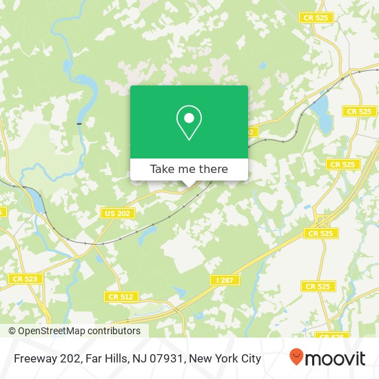 Freeway 202, Far Hills, NJ 07931 map