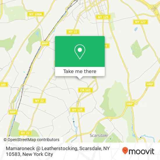 Mamaroneck @ Leatherstocking, Scarsdale, NY 10583 map