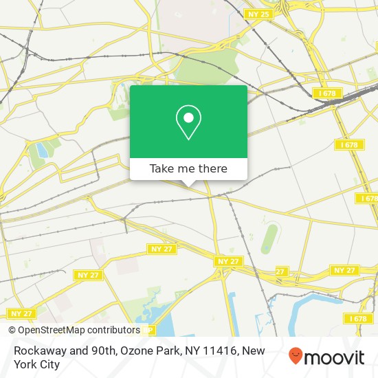 Mapa de Rockaway and 90th, Ozone Park, NY 11416