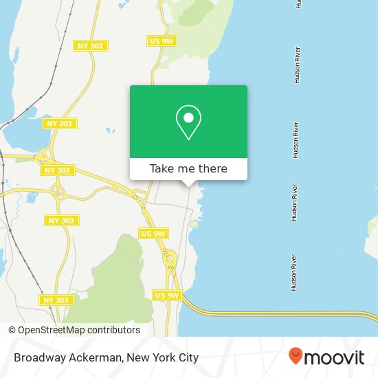 Broadway Ackerman, Nyack, NY 10960 map