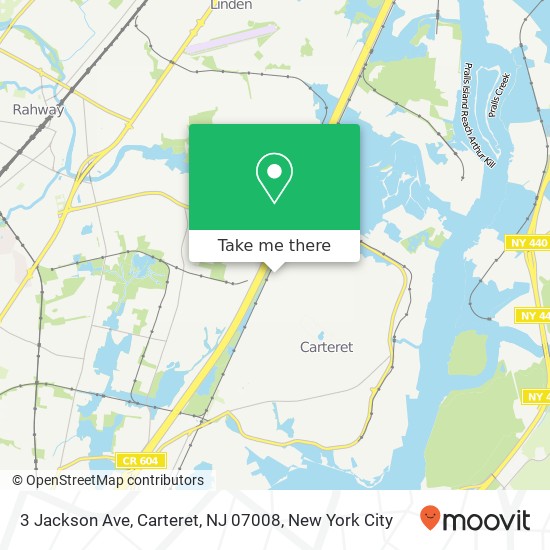 3 Jackson Ave, Carteret, NJ 07008 map