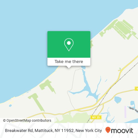 Mapa de Breakwater Rd, Mattituck, NY 11952