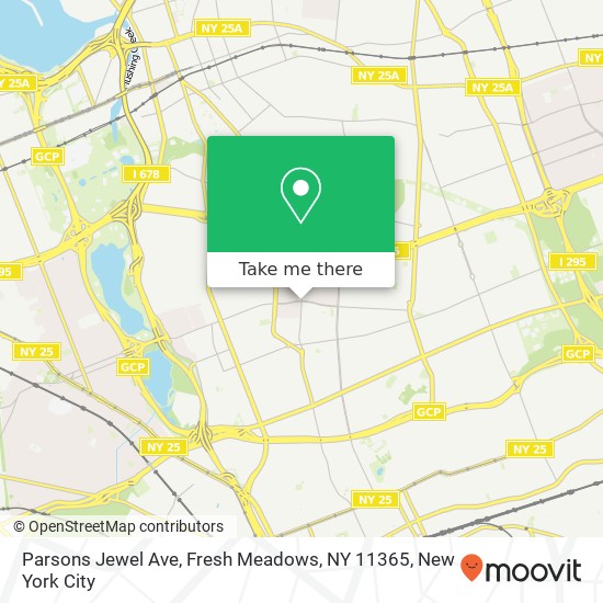 Parsons Jewel Ave, Fresh Meadows, NY 11365 map