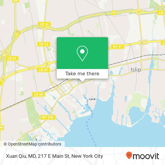 Xuan Qiu, MD, 217 E Main St map