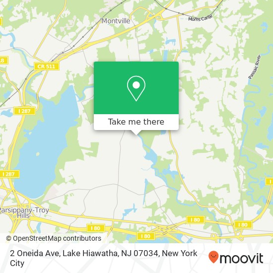 2 Oneida Ave, Lake Hiawatha, NJ 07034 map