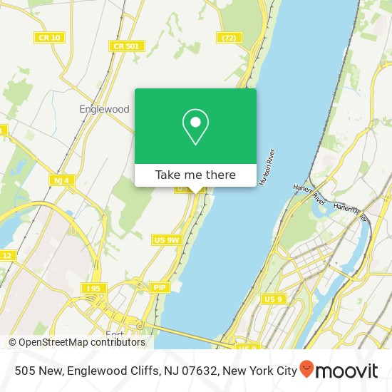 Mapa de 505 New, Englewood Cliffs, NJ 07632