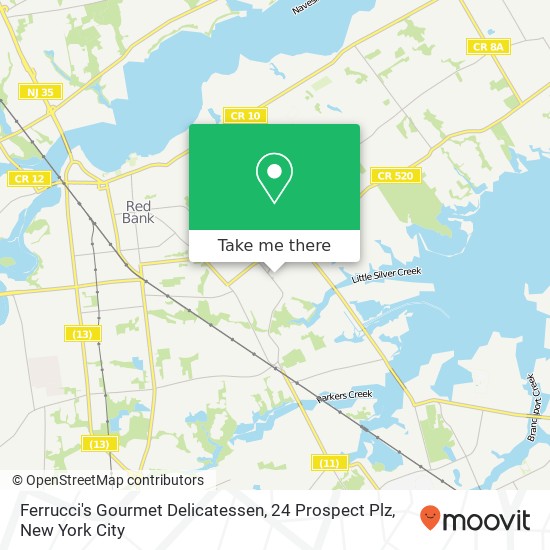 Mapa de Ferrucci's Gourmet Delicatessen, 24 Prospect Plz