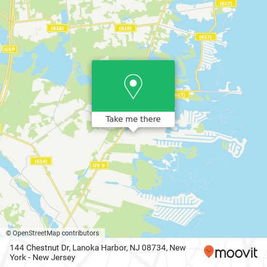 144 Chestnut Dr, Lanoka Harbor, NJ 08734 map