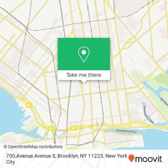 700,Avenue Avenue S, Brooklyn, NY 11223 map