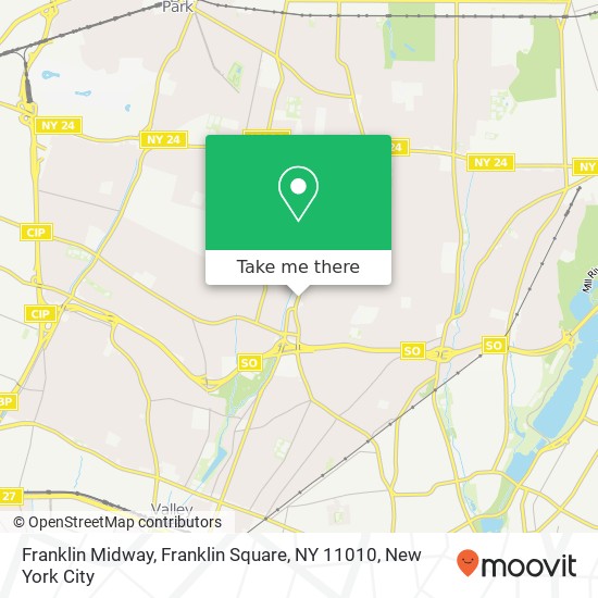 Mapa de Franklin Midway, Franklin Square, NY 11010