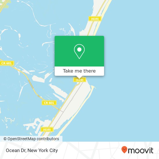 Mapa de Ocean Dr, Avalon, NJ 08202