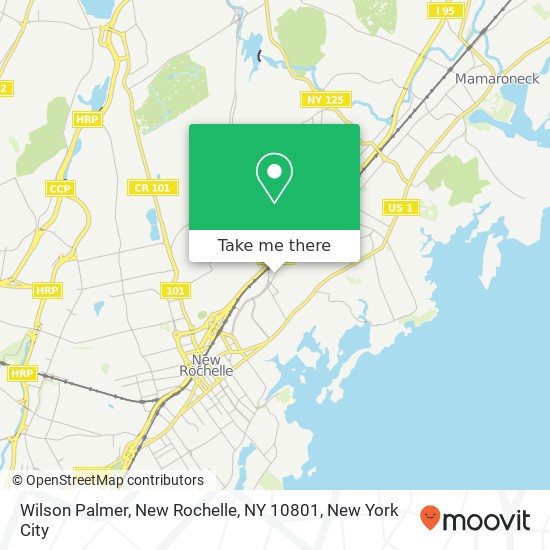 Wilson Palmer, New Rochelle, NY 10801 map