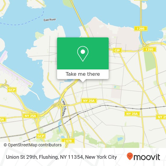 Mapa de Union St 29th, Flushing, NY 11354