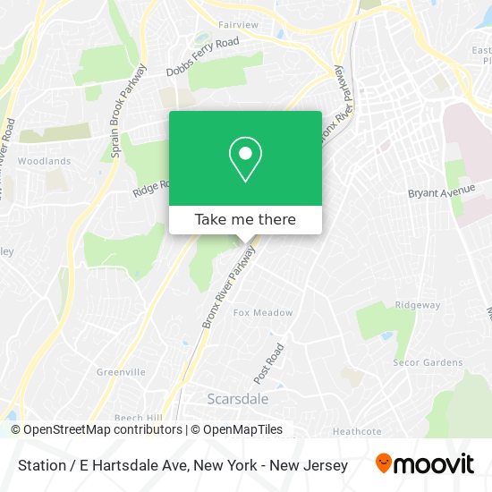 Mapa de Station / E Hartsdale Ave