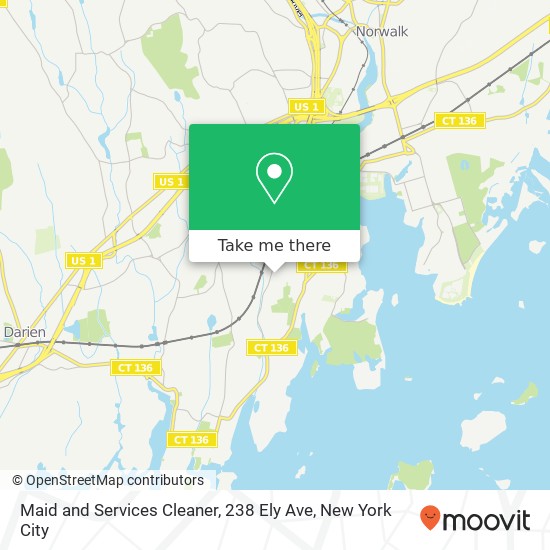 Maid and Services Cleaner, 238 Ely Ave map