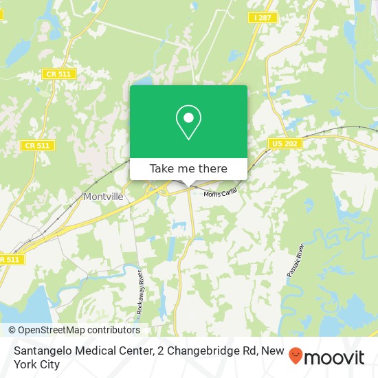 Mapa de Santangelo Medical Center, 2 Changebridge Rd