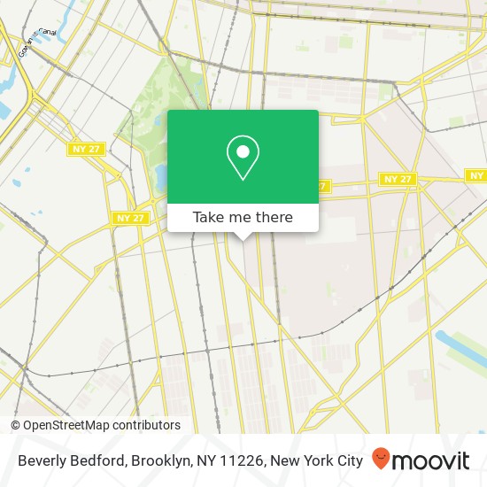 Beverly Bedford, Brooklyn, NY 11226 map
