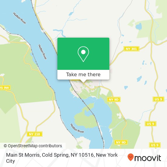Main St Morris, Cold Spring, NY 10516 map