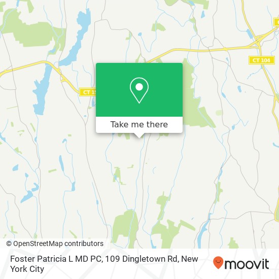 Foster Patricia L MD PC, 109 Dingletown Rd map