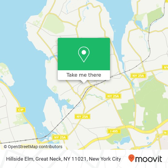 Hillside Elm, Great Neck, NY 11021 map