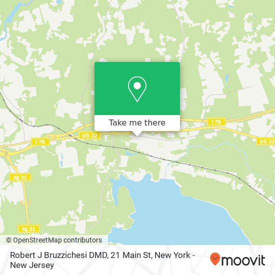 Mapa de Robert J Bruzzichesi DMD, 21 Main St