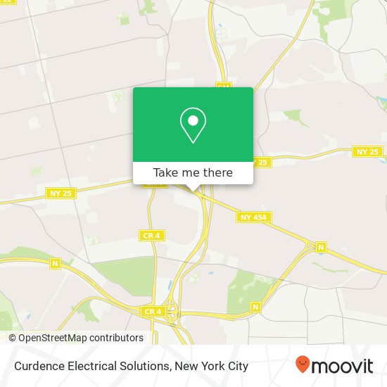 Curdence Electrical Solutions map
