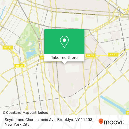Mapa de Snyder and Charles Innis Ave, Brooklyn, NY 11203