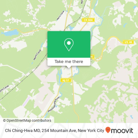 Chi Ching-Hwa MD, 254 Mountain Ave map