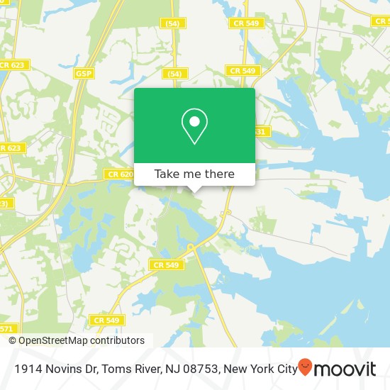 1914 Novins Dr, Toms River, NJ 08753 map