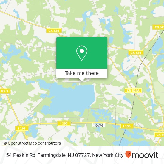 54 Peskin Rd, Farmingdale, NJ 07727 map
