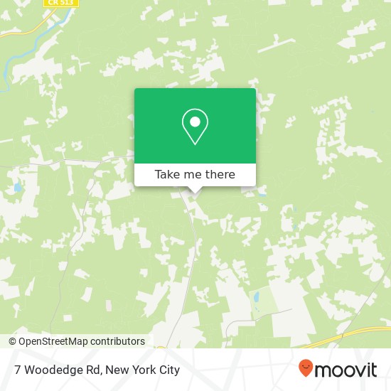 Mapa de 7 Woodedge Rd, Lebanon, NJ 08833