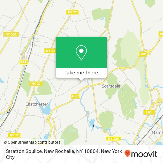 Mapa de Stratton Soulice, New Rochelle, NY 10804