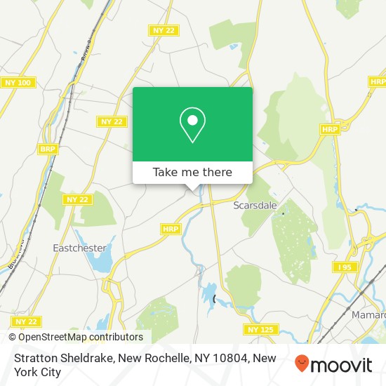 Mapa de Stratton Sheldrake, New Rochelle, NY 10804