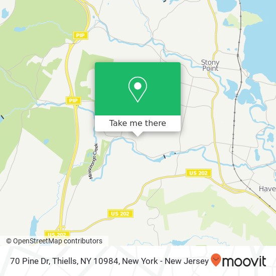 70 Pine Dr, Thiells, NY 10984 map