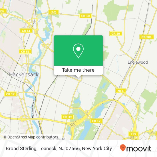 Broad Sterling, Teaneck, NJ 07666 map
