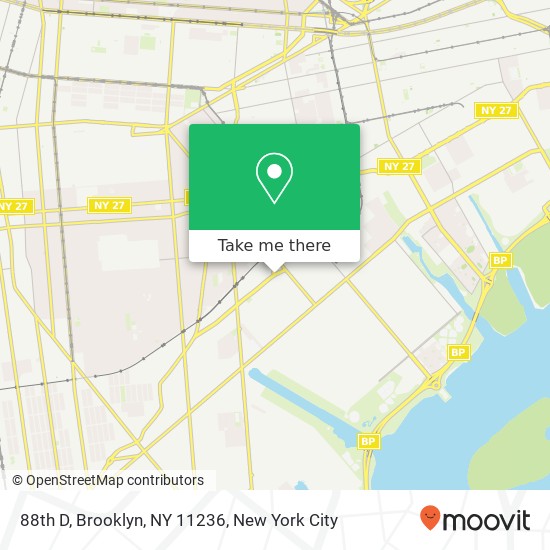 Mapa de 88th D, Brooklyn, NY 11236