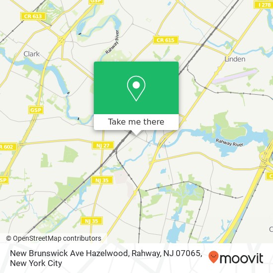 New Brunswick Ave Hazelwood, Rahway, NJ 07065 map