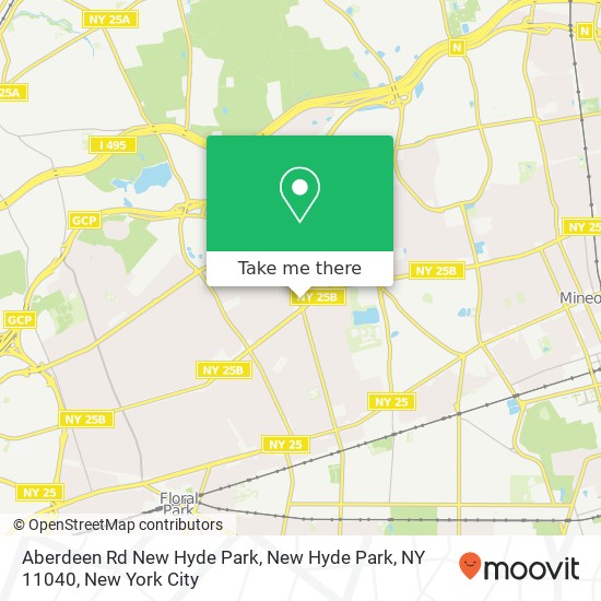 Aberdeen Rd New Hyde Park, New Hyde Park, NY 11040 map