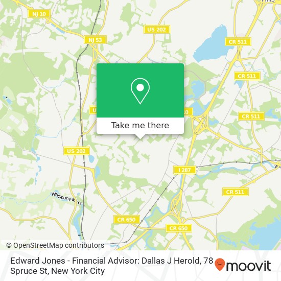 Mapa de Edward Jones - Financial Advisor: Dallas J Herold, 78 Spruce St