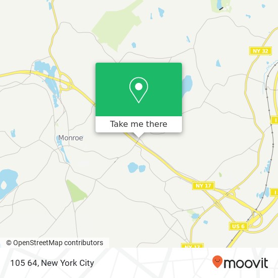 105 64, Monroe, NY 10950 map