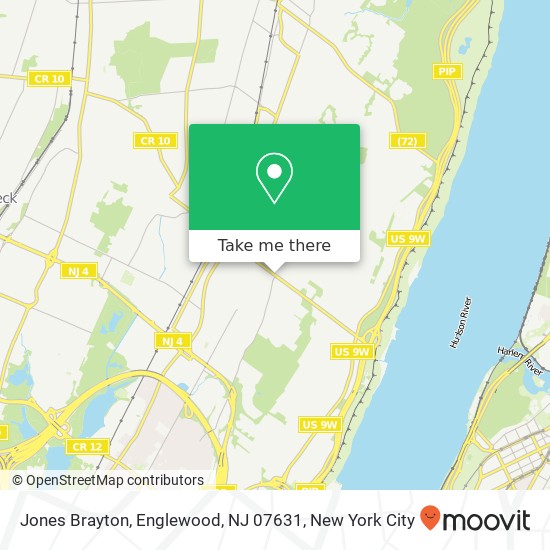 Mapa de Jones Brayton, Englewood, NJ 07631