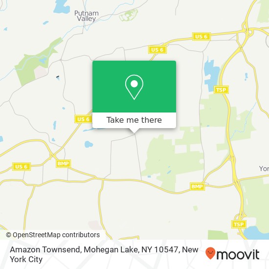 Amazon Townsend, Mohegan Lake, NY 10547 map