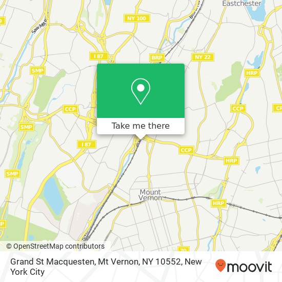 Grand St Macquesten, Mt Vernon, NY 10552 map