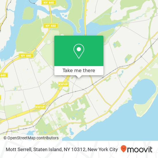 Mapa de Mott Serrell, Staten Island, NY 10312