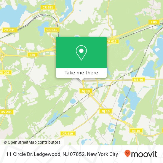 11 Circle Dr, Ledgewood, NJ 07852 map