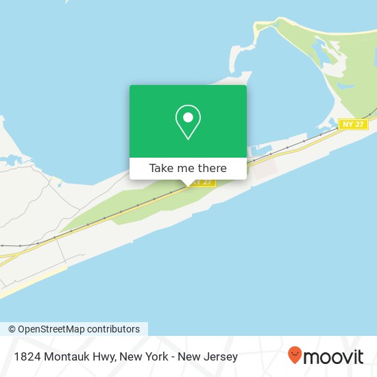 1824 Montauk Hwy, Amagansett, NY 11930 map