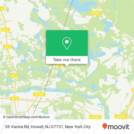38 Vienna Rd, Howell, NJ 07731 map
