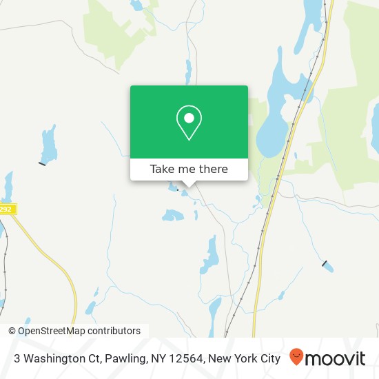 Mapa de 3 Washington Ct, Pawling, NY 12564